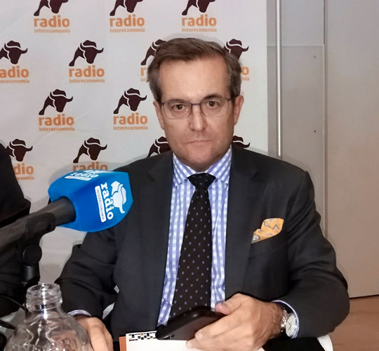 Miguel Ángel Temprano, CEO of Orfeo Capital, during his invention in the radio program 